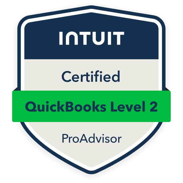 Intuit Certified QuickBooks Online ProAdvisor, Level 2