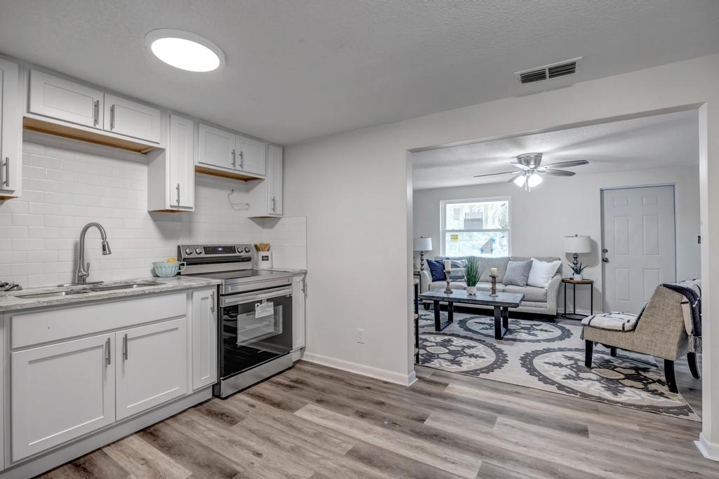 The Jacksonville house after the rehab, staged.